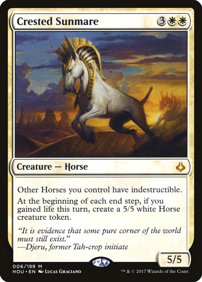 Crested Sunmare 6/199 (Hour of Devastation)  | Good Games Morley