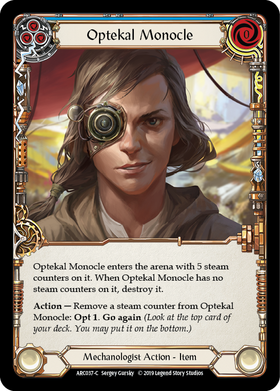 Optekal Monocle [ARC037-C] (Arcane Rising)  1st Edition Normal | Good Games Morley
