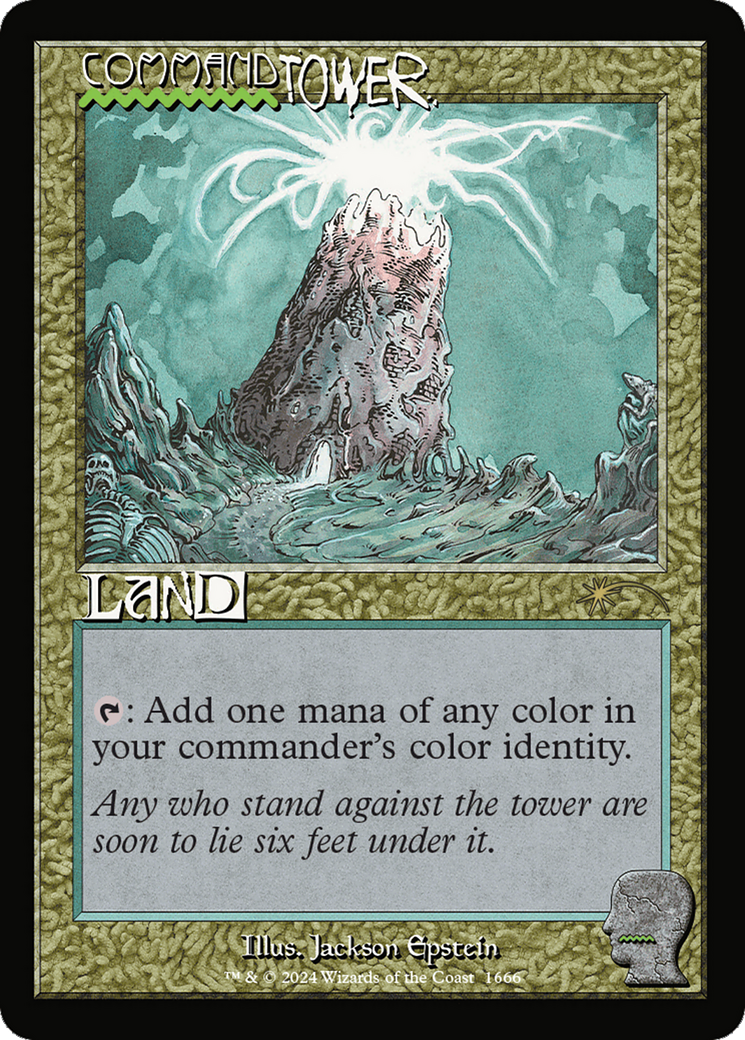 Command Tower (1666) (Rainbow Foil) [Secret Lair Drop Series] | Good Games Morley