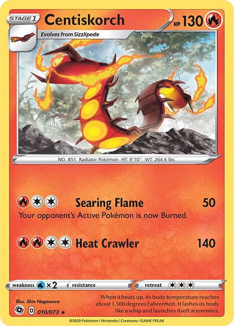 Centiskorch 10/73 (Champion's Path)  - Holofoil | Good Games Morley