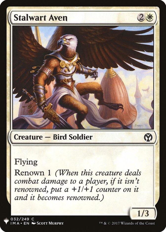 Stalwart Aven [Mystery Booster] | Good Games Morley