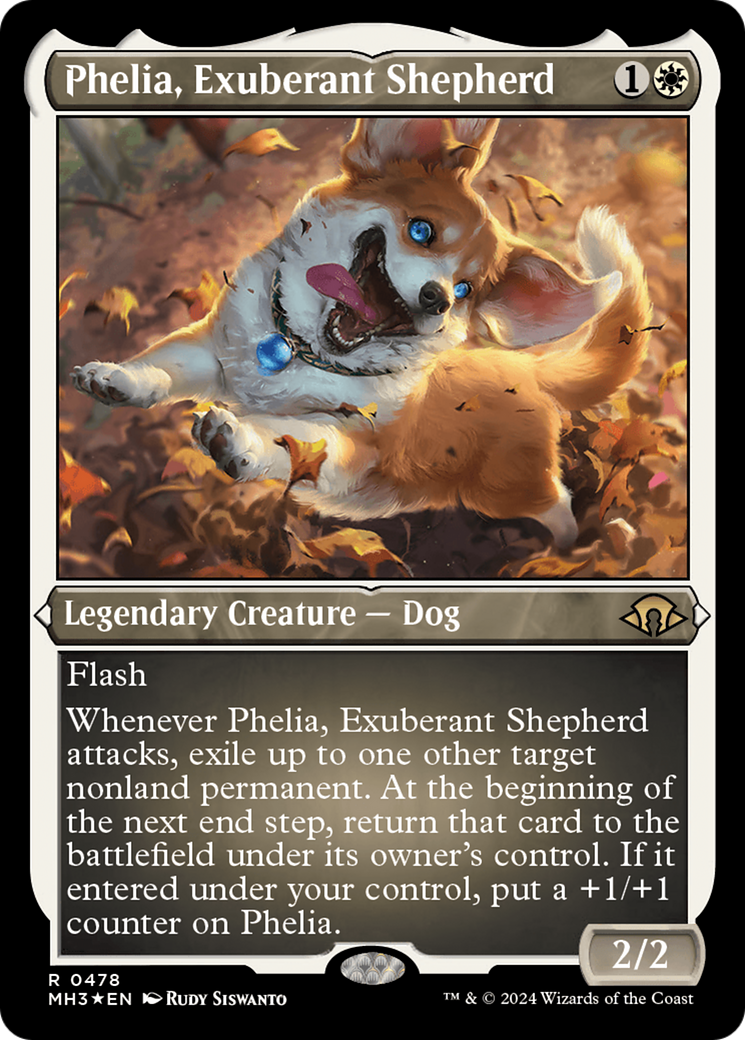 Phelia, Exuberant Shepherd (Foil Etched) [Modern Horizons 3] | Good Games Morley