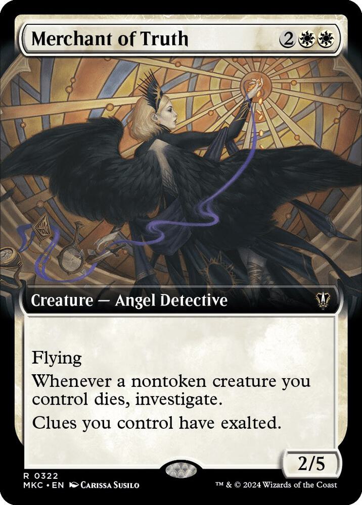 Merchant of Truth 322 (Commander: Murders at Karlov Manor)  - Extended Art | Good Games Morley