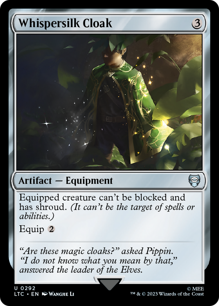 Whispersilk Cloak [The Lord of the Rings: Tales of Middle-Earth Commander] | Good Games Morley