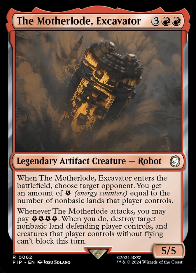 The Motherlode, Excavator 62/1076 (Universes Beyond: Fallout)  | Good Games Morley