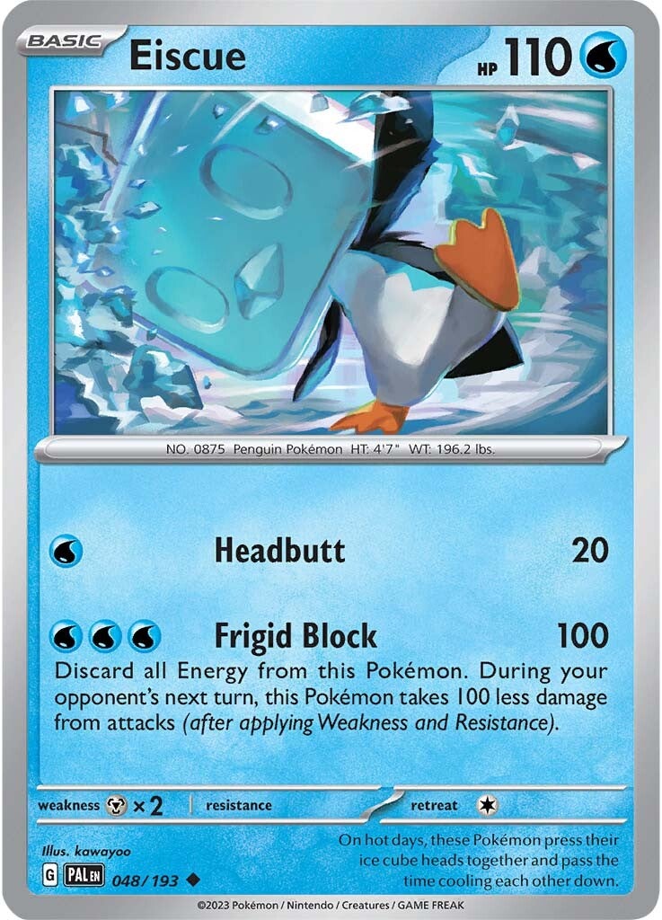 Eiscue (048/193) [Scarlet & Violet: Paldea Evolved] | Good Games Morley