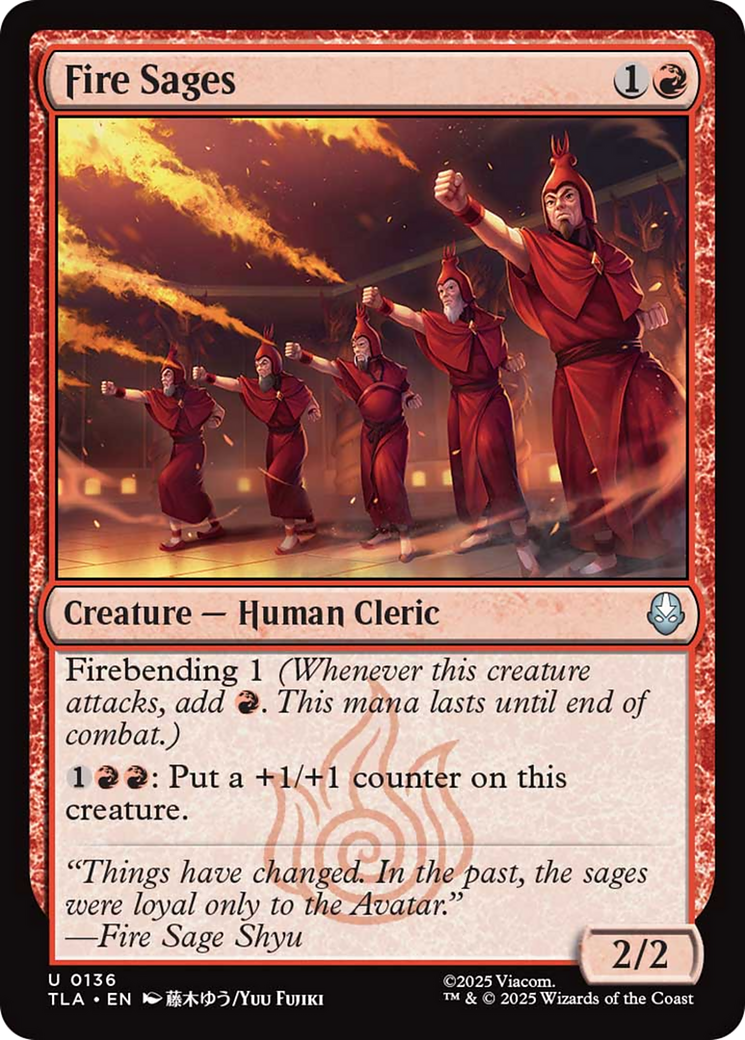 Fire Sages [Avatar: The Last Airbender] | Good Games Morley