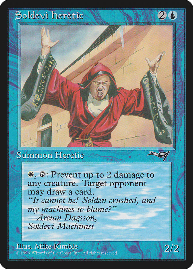Soldevi Heretic (Hands Raised) [Alliances] | Good Games Morley