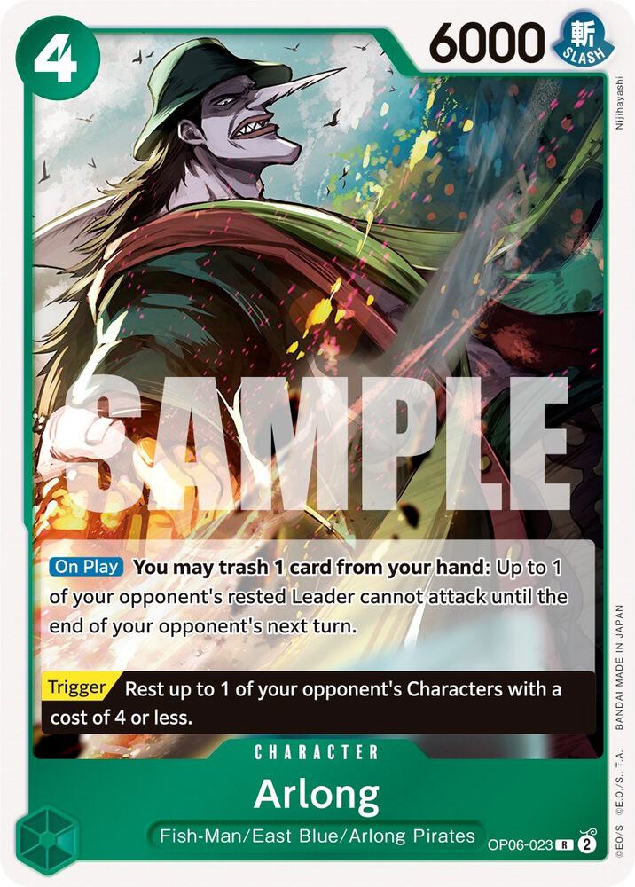 Arlong OP06-023 (Wings of the Captain)  - Foil | Good Games Morley