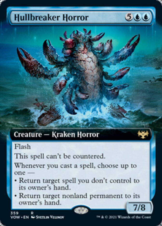 Hullbreaker Horror (Extended Art) [Innistrad: Crimson Vow] | Good Games Morley