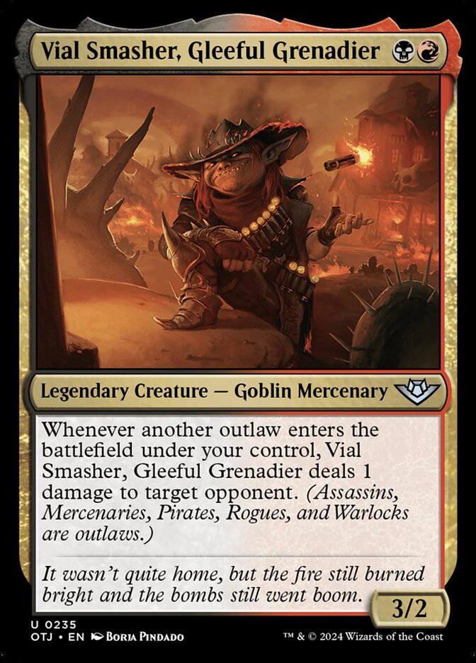 Vial Smasher, Gleeful Grenadier 235/286 (Outlaws of Thunder Junction)  | Good Games Morley