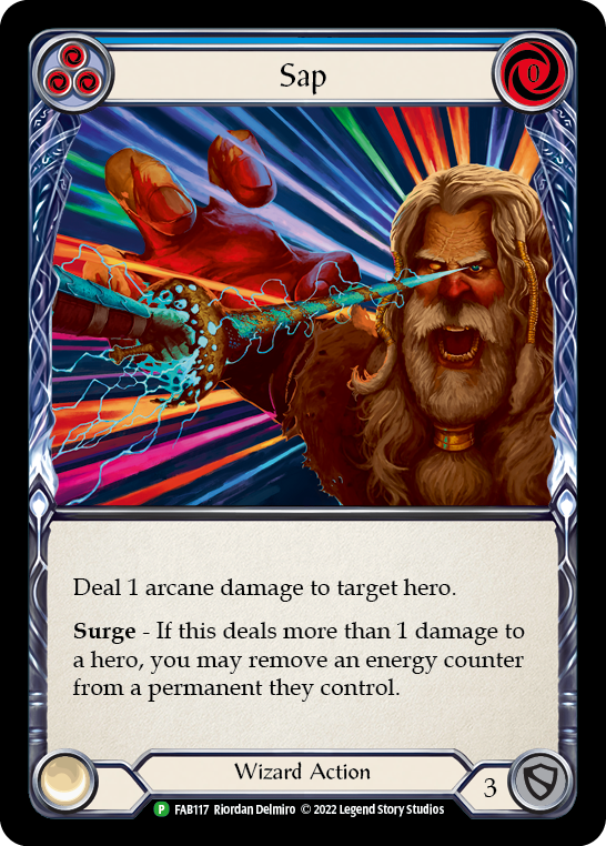 Sap (Blue) [FAB117] (Promo)  Rainbow Foil | Good Games Morley