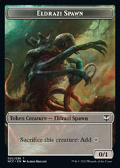 Eldrazi Spawn // Human Double-Sided Token [Streets of New Capenna Commander Tokens] | Good Games Morley