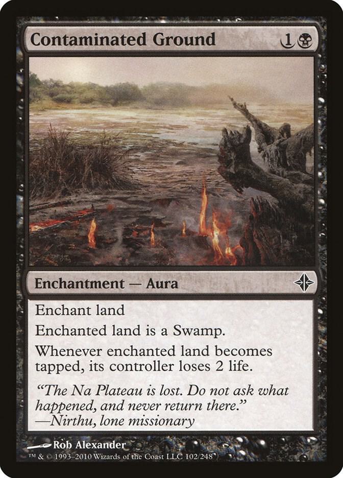 Contaminated Ground 102 (Rise of the Eldrazi)  - Foil | Good Games Morley