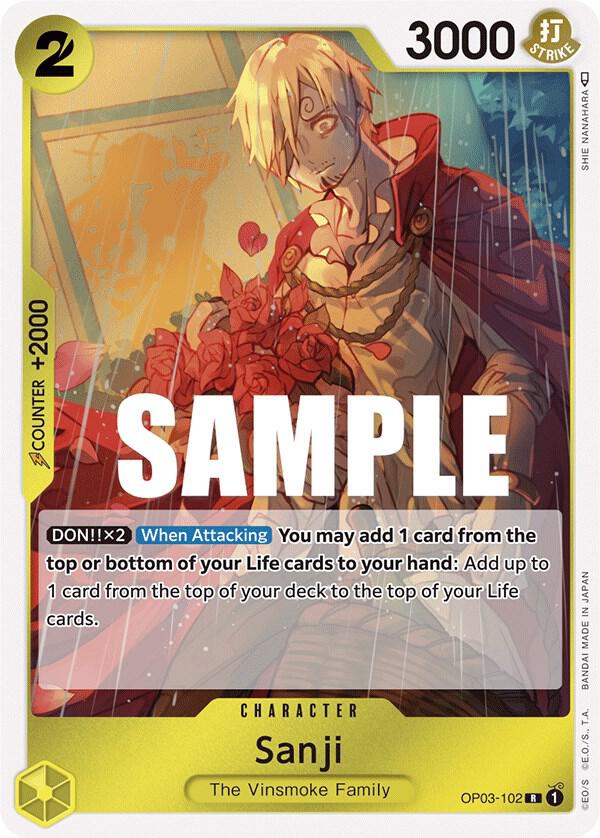 Sanji OP03-102 (Pillars of Strength)  - Foil | Good Games Morley