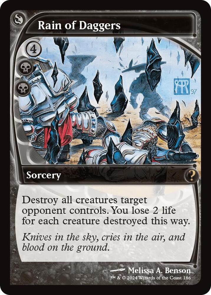 Rain of Daggers 186/390 (Mystery Booster 2)  - Future Sight | Good Games Morley