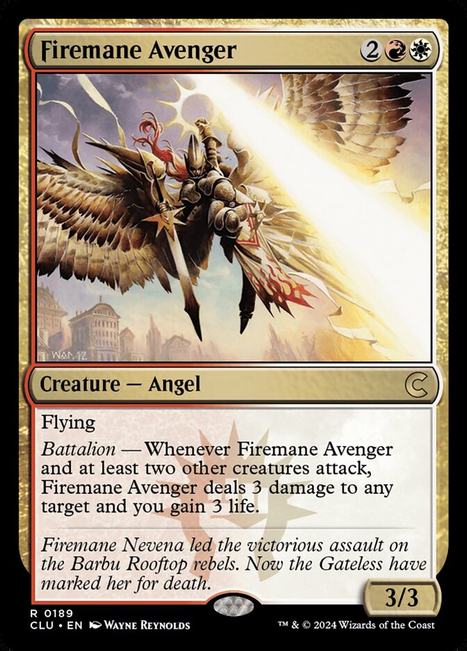 Firemane Avenger 189/284 (Ravnica: Clue Edition)  | Good Games Morley