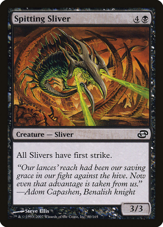 Spitting Sliver 80/165 (Planar Chaos)  - Foil | Good Games Morley