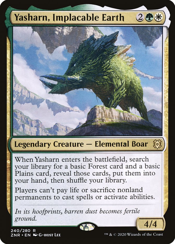 Yasharn, Implacable Earth 240/280 (Zendikar Rising)  | Good Games Morley