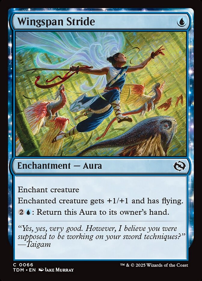 Wingspan Stride 66/291 (Tarkir: Dragonstorm)  - Foil | Good Games Morley