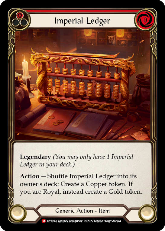 Imperial Ledger [DYN241] (Dynasty)  Cold Foil | Good Games Morley