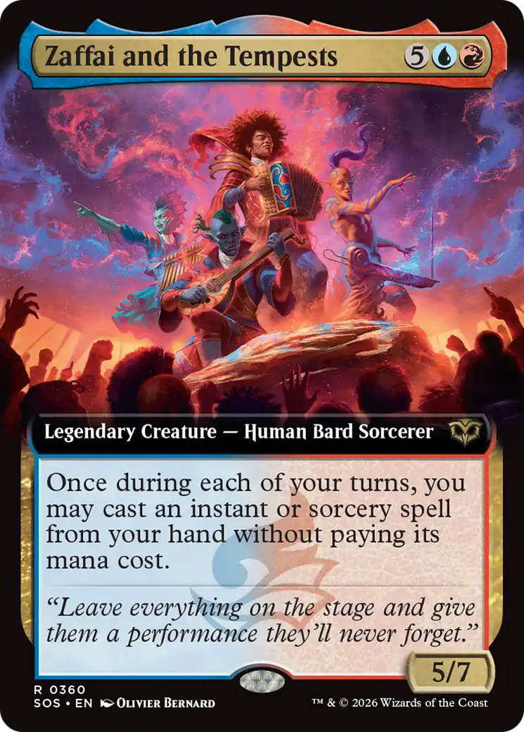 Zaffai and the Tempests (Extended Art) [Secrets of Strixhaven] | Good Games Morley