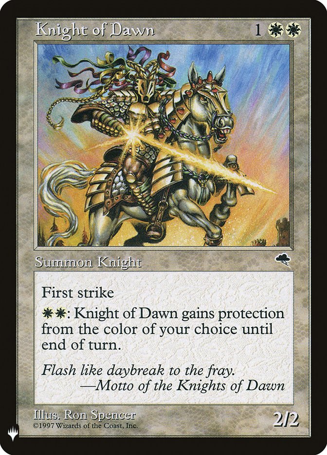 Knight of Dawn [Mystery Booster] | Good Games Morley
