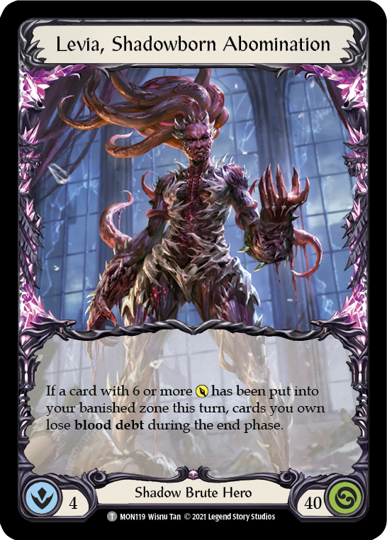 Levia, Shadowborn Abomination // Levia [MON119 // MON120] (Monarch)  1st Edition Normal | Good Games Morley