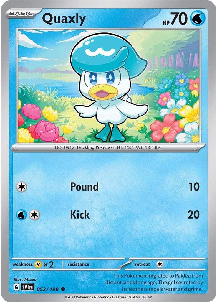 Quaxly (052/198) [Scarlet & Violet: Base Set] | Good Games Morley