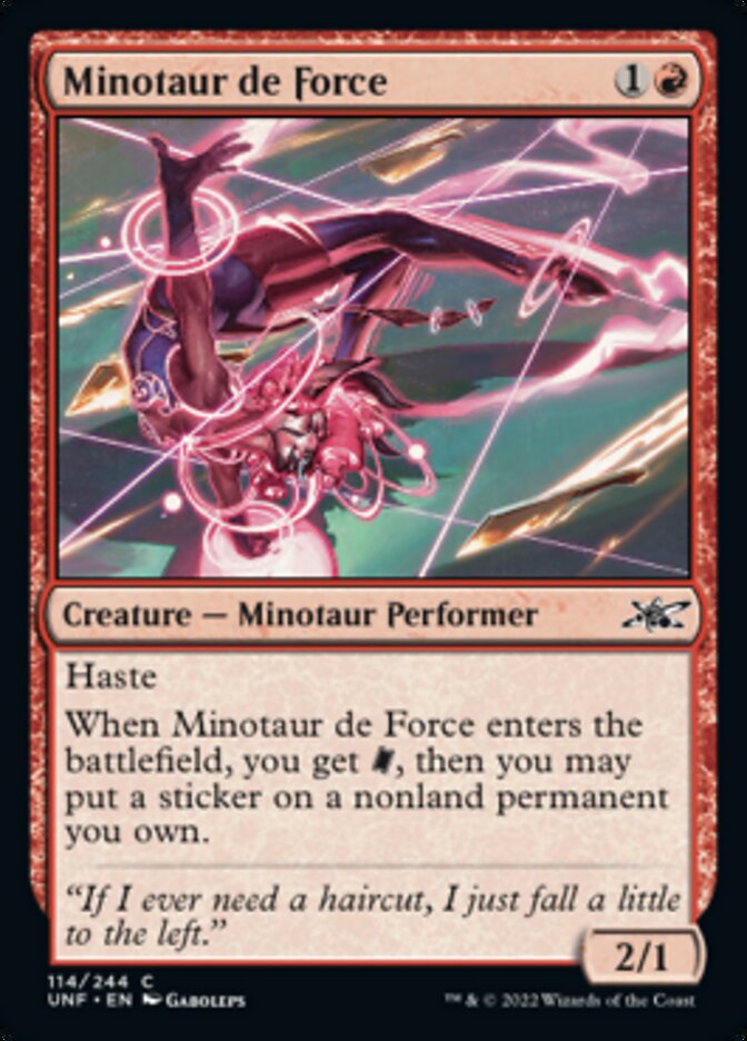 Minotaur de Force [Unfinity] | Good Games Morley