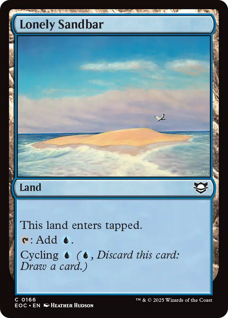Lonely Sandbar [Edge of Eternities Commander] | Good Games Morley