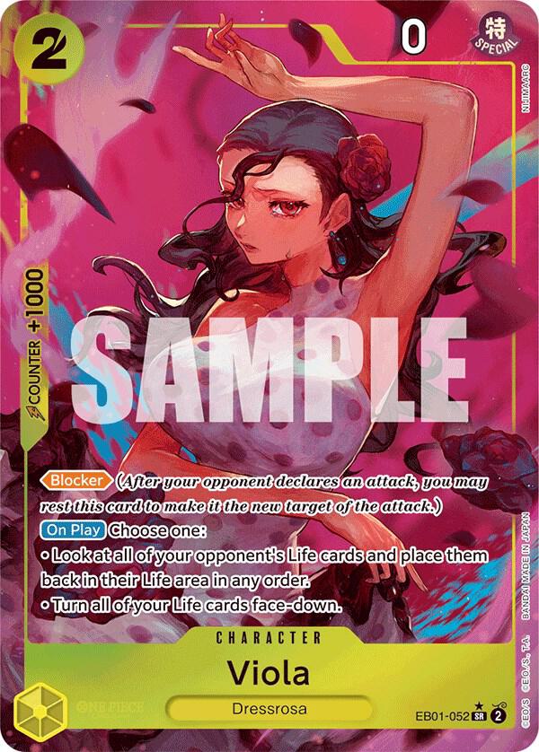Viola EB01-052 (Extra Booster: Memorial Collection)  - Alternate Art Foil | Good Games Morley