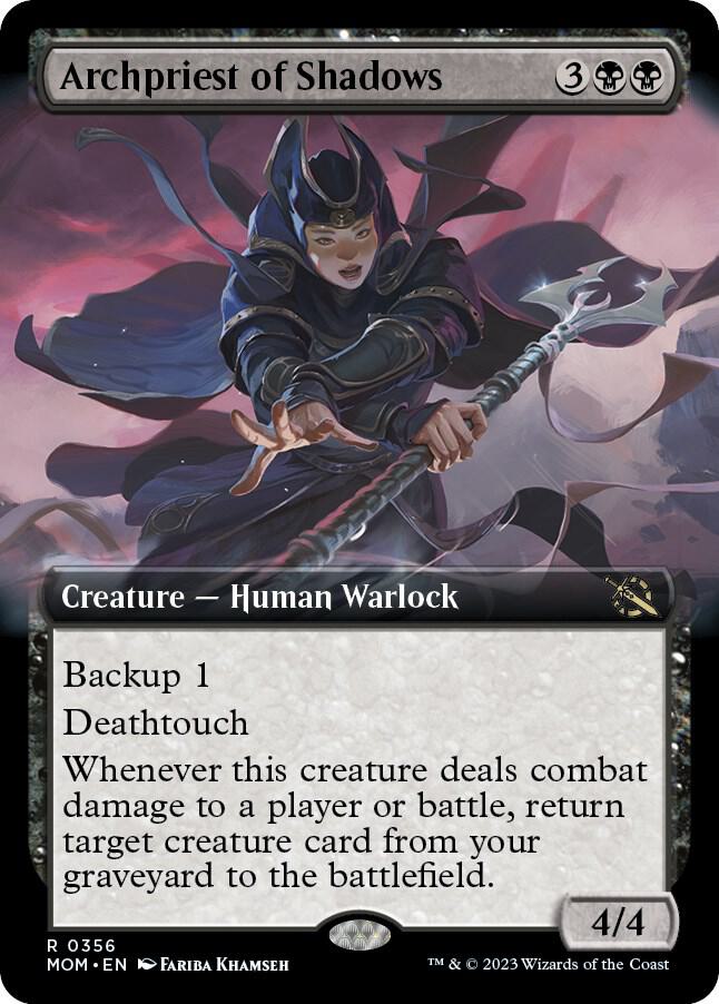 Archpriest of Shadows 356/291 (March of the Machine)  - Extended Art | Good Games Morley