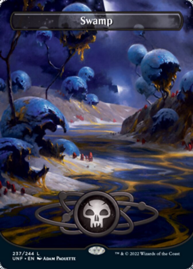 Swamp (237) (Planetary Space-ic Land) [Unfinity] | Good Games Morley