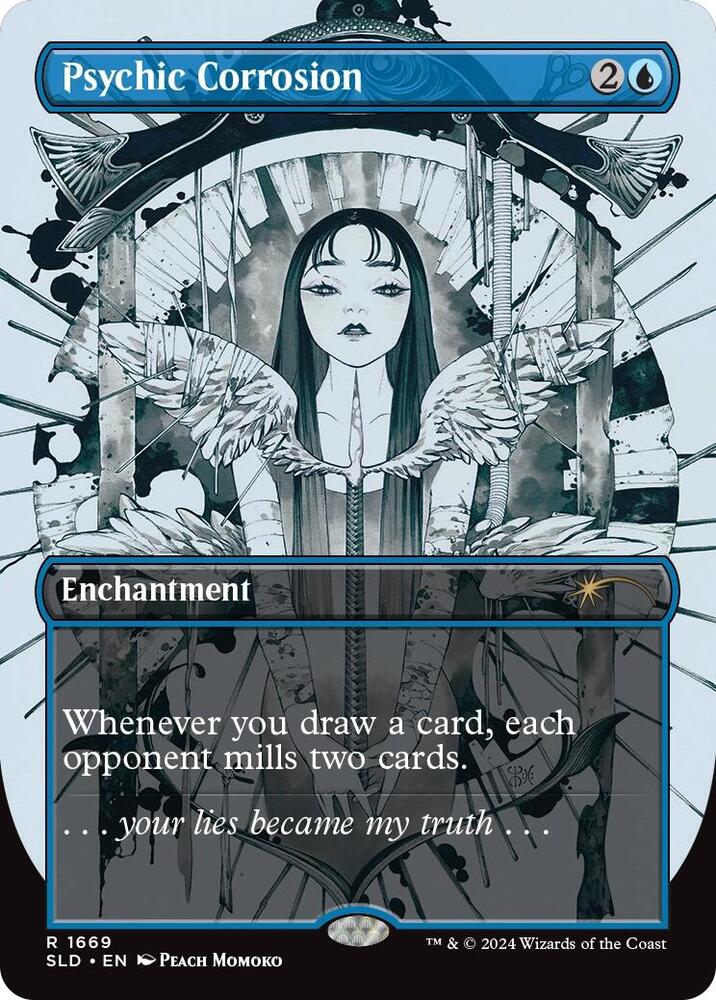 Psychic Corrosion 1669 (Secret Lair Drop Series)  - Borderless | Good Games Morley
