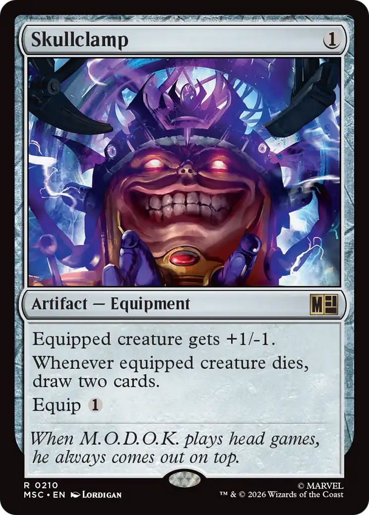 Skullclamp (Surge Foil) [Marvel Super Heroes Commander] | Good Games Morley