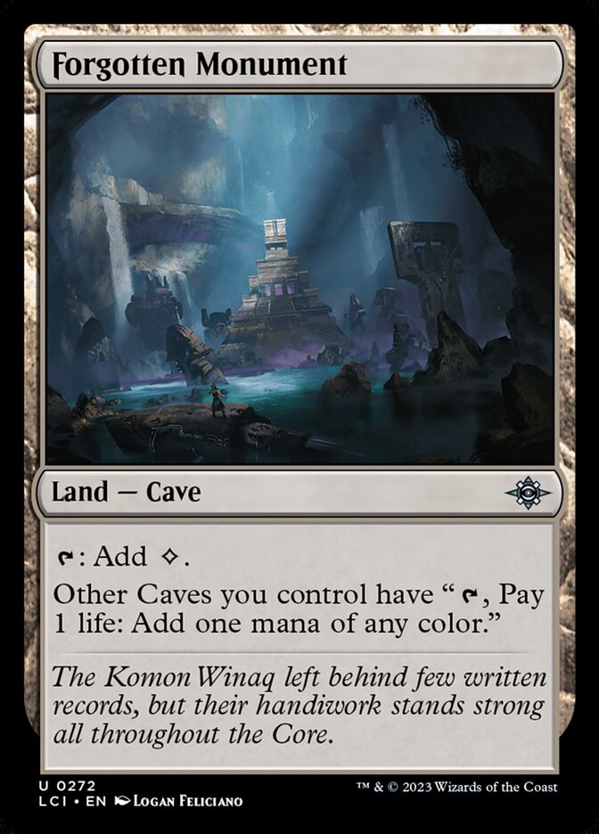 Forgotten Monument 272/291 (The Lost Caverns of Ixalan)  - Foil | Good Games Morley