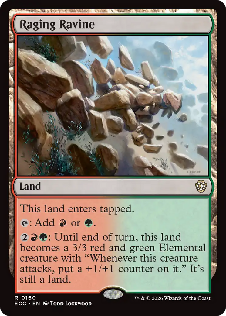 Raging Ravine [Lorwyn Eclipsed Commander] | Good Games Morley