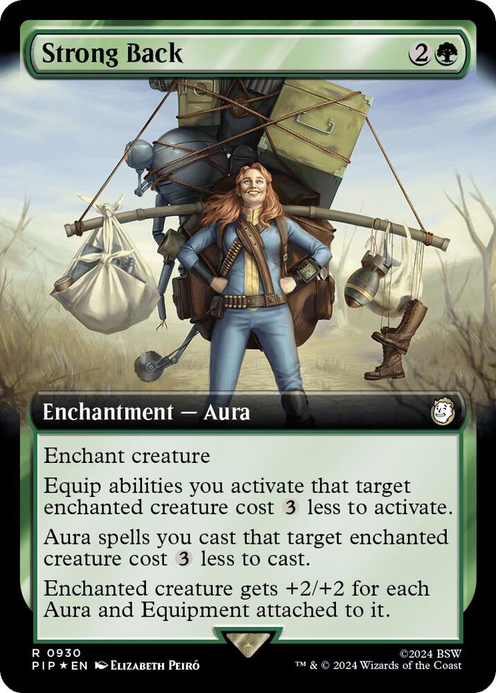 Strong Back 930/326 (Universes Beyond: Fallout)  - Extended Art Surge Foil | Good Games Morley