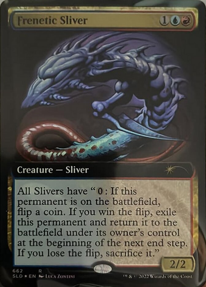 Frenetic Sliver (Extended Art) [Secret Lair Drop Promos] | Good Games Morley