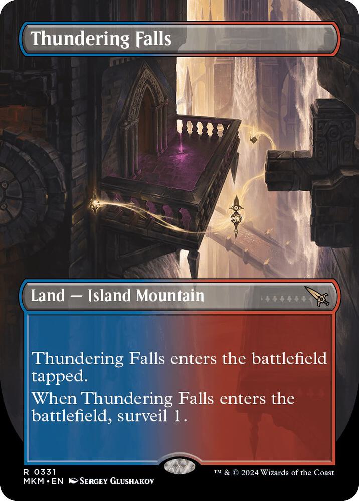 Thundering Falls 331 (Murders at Karlov Manor)  - Borderless | Good Games Morley