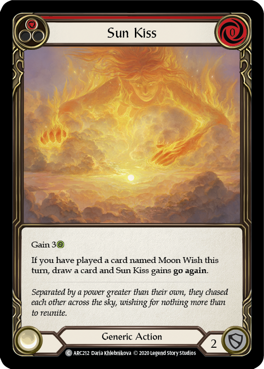Sun Kiss (Red) [U-ARC212] (Arcane Rising Unlimited)  Unlimited Normal | Good Games Morley