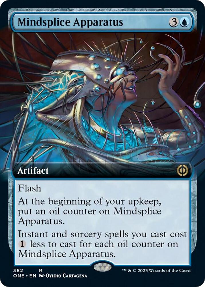 Mindsplice Apparatus 382/271 (Phyrexia: All Will Be One)  - Extended Art | Good Games Morley