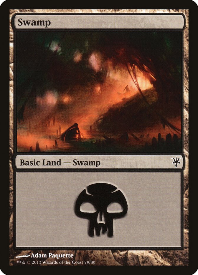 Swamp (79) [Duel Decks: Sorin vs. Tibalt] | Good Games Morley