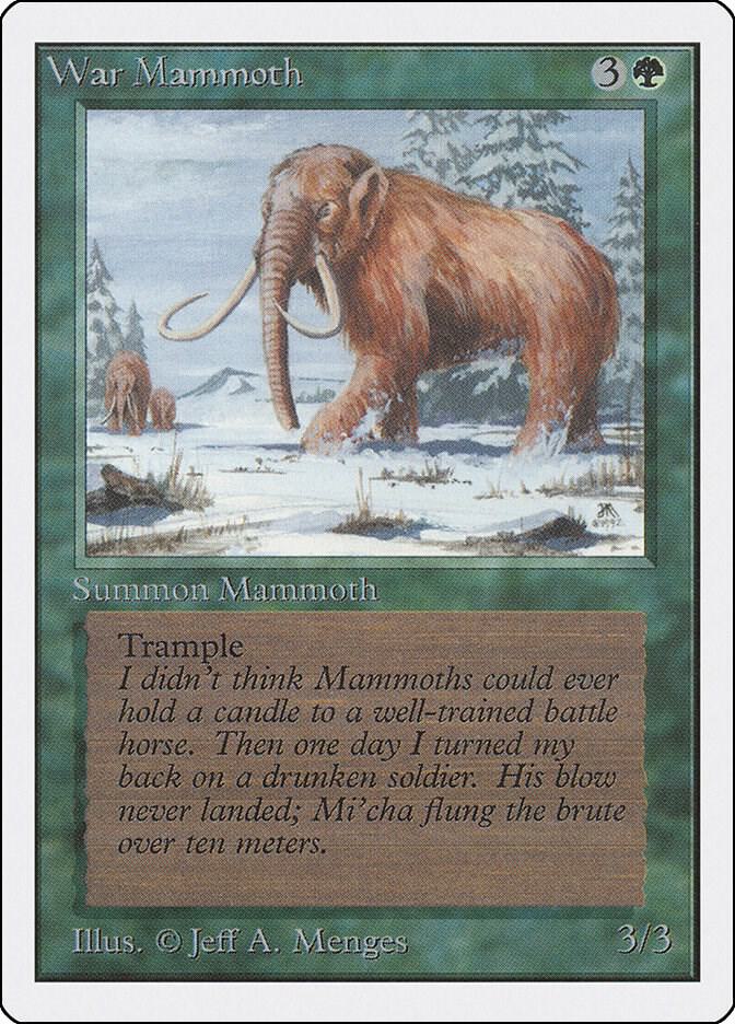 War Mammoth 228/302 (Unlimited Edition)  | Good Games Morley