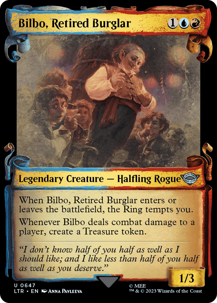Bilbo, Retired Burglar [The Lord of the Rings: Tales of Middle-Earth Showcase Scrolls] | Good Games Morley