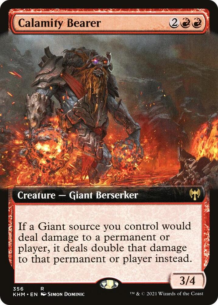 Calamity Bearer 356/285 (Kaldheim)  - Extended Art Foil | Good Games Morley