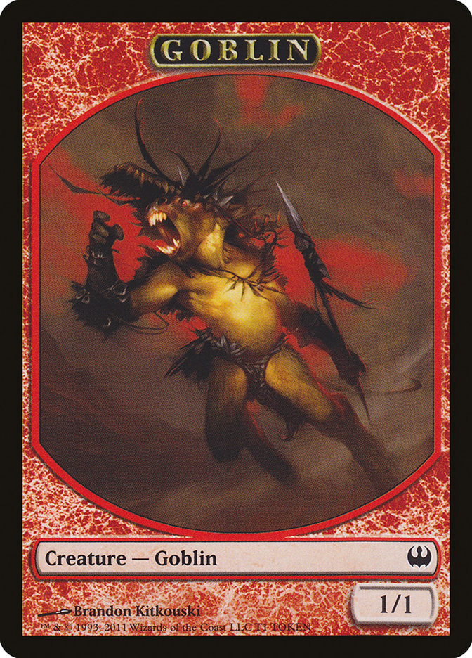 Goblin Token [Duel Decks: Knights vs. Dragons Tokens] | Good Games Morley