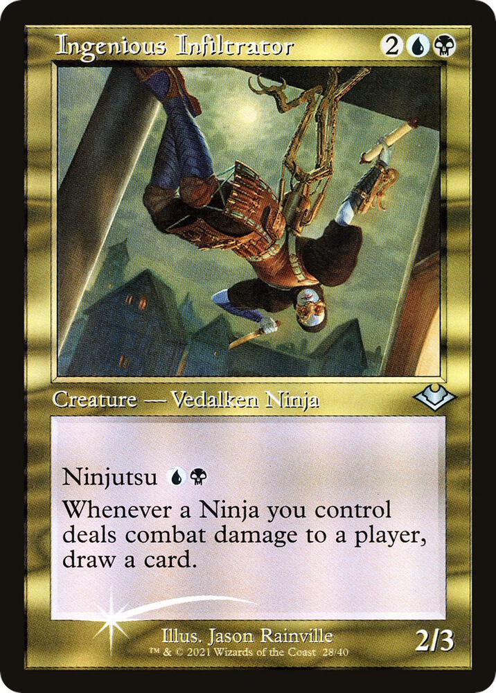Ingenious Infiltrator 28/40 (Modern Horizons)  - Retro Foil | Good Games Morley