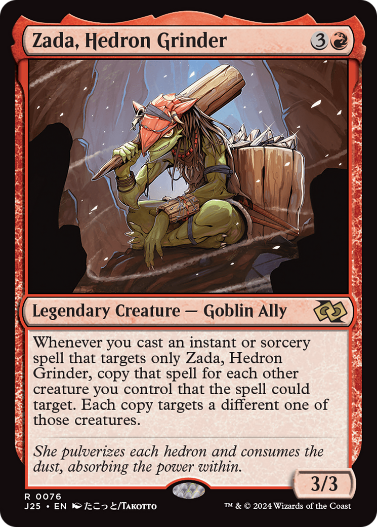 Zada, Hedron Grinder (Anime) [Foundations Jumpstart] | Good Games Morley